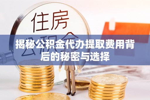 偃师揭秘公积金代办提取费用背后的秘密与选择